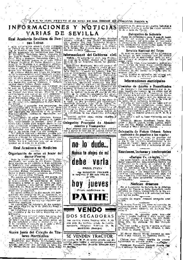 ABC SEVILLA 27-05-1948 página 9