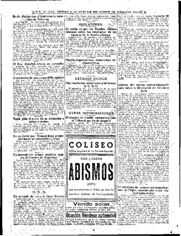 ABC SEVILLA 28-05-1948 página 6