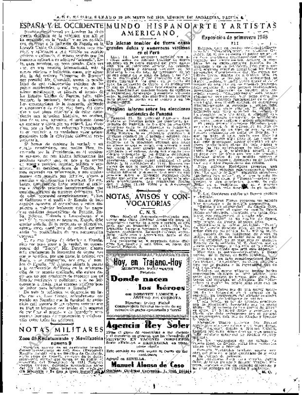 ABC SEVILLA 29-05-1948 página 4