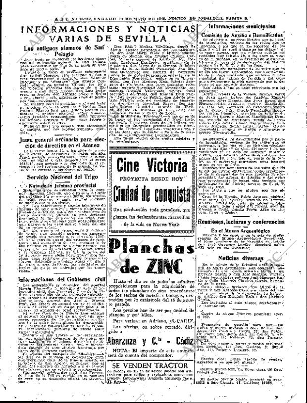 ABC SEVILLA 29-05-1948 página 9