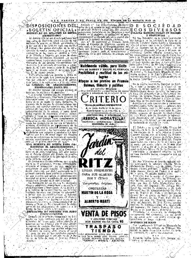 ABC MADRID 15-06-1948 página 16