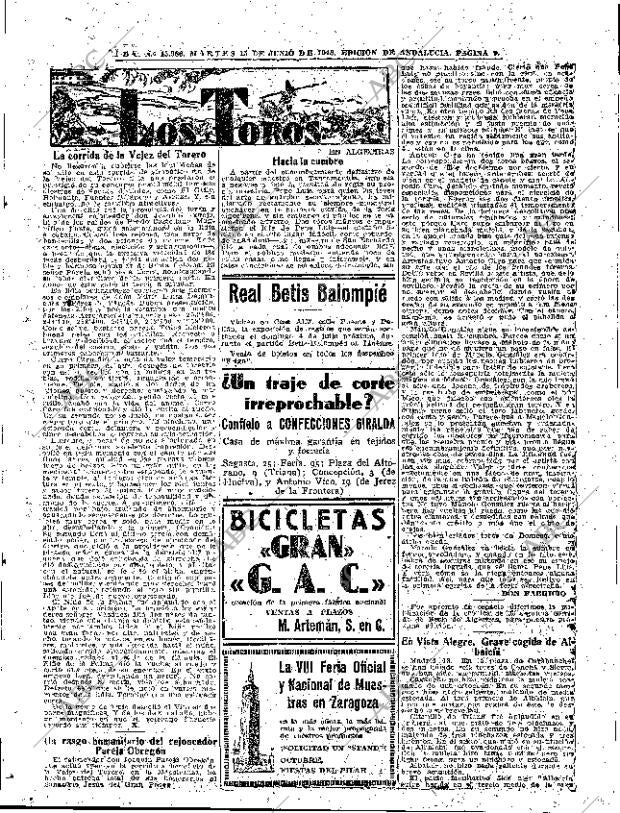 ABC SEVILLA 15-06-1948 página 9