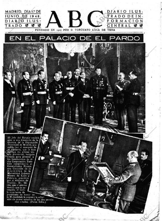 ABC MADRID 17-06-1948 página 1