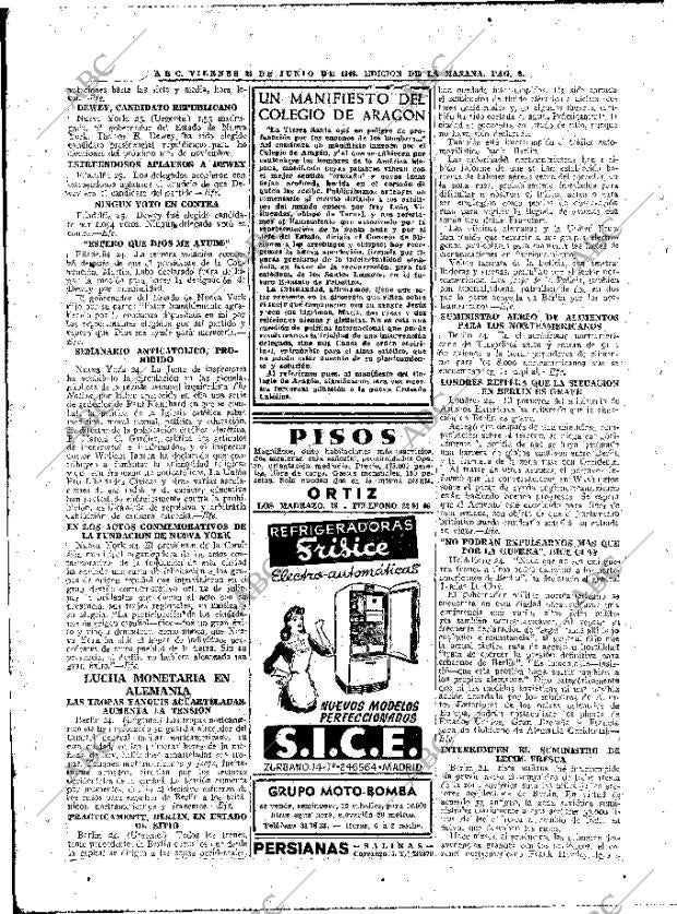 ABC MADRID 25-06-1948 página 8
