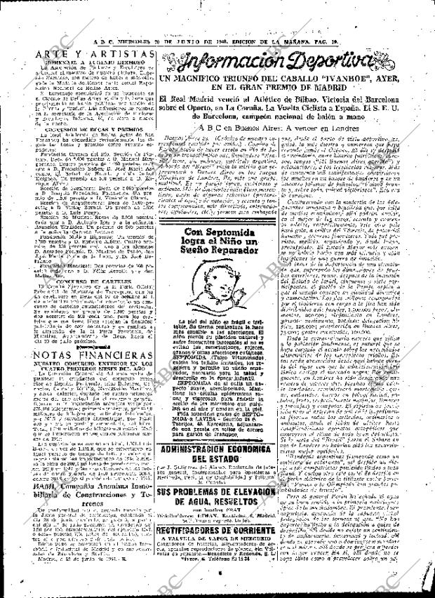 ABC MADRID 30-06-1948 página 19