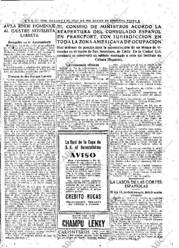 ABC SEVILLA 03-07-1948 página 4