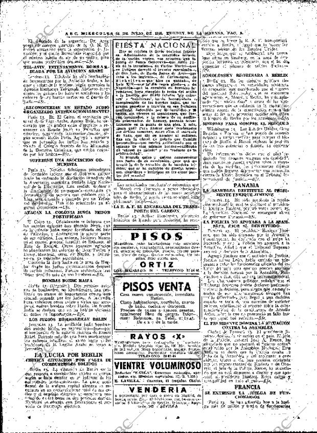 ABC MADRID 14-07-1948 página 8