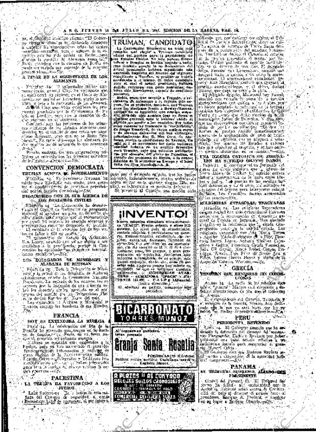 ABC MADRID 15-07-1948 página 16