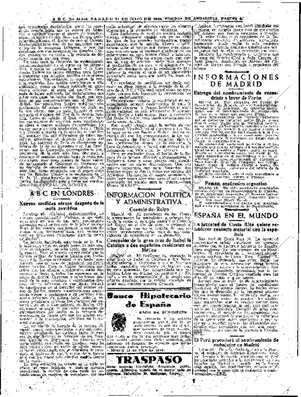 ABC SEVILLA 17-07-1948 página 6