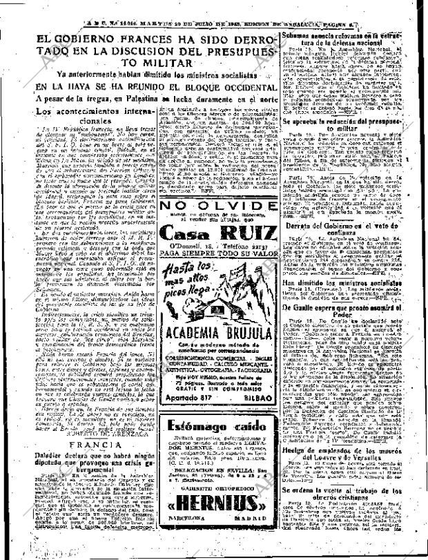 ABC SEVILLA 20-07-1948 página 5