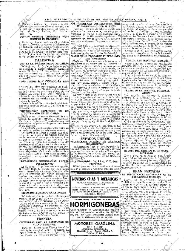 ABC MADRID 21-07-1948 página 8