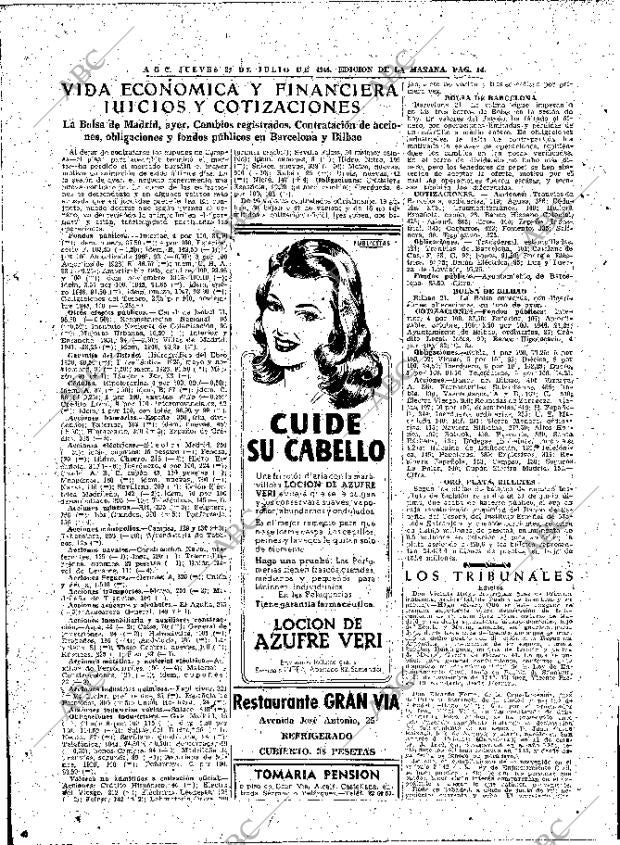 ABC MADRID 22-07-1948 página 14