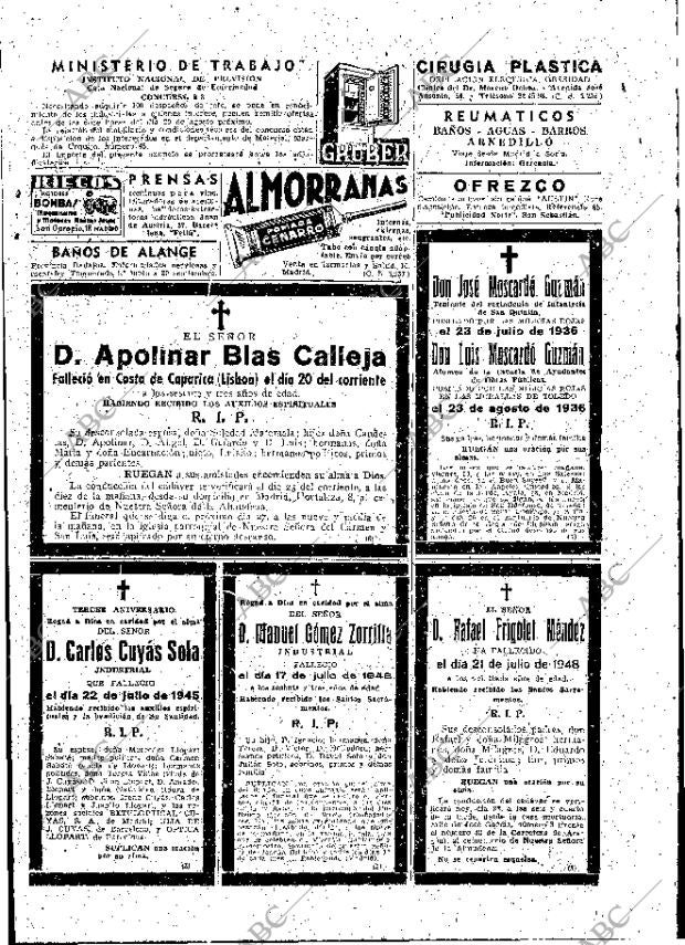 ABC MADRID 22-07-1948 página 19
