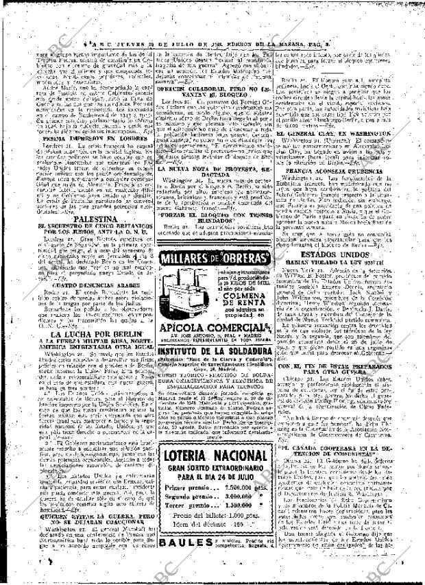 ABC MADRID 22-07-1948 página 8