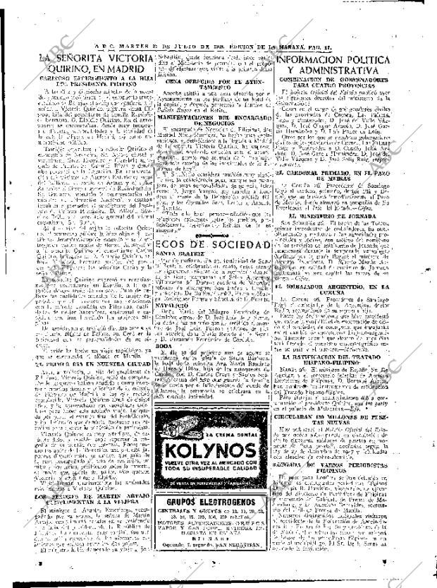 ABC MADRID 27-07-1948 página 17