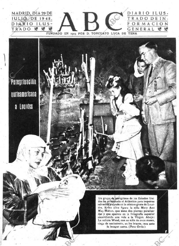 ABC MADRID 29-07-1948 página 1