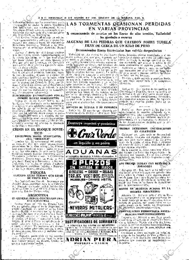 ABC MADRID 18-08-1948 página 9