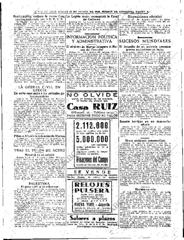 ABC SEVILLA 19-08-1948 página 5