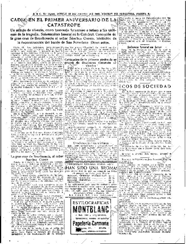 ABC SEVILLA 19-08-1948 página 6