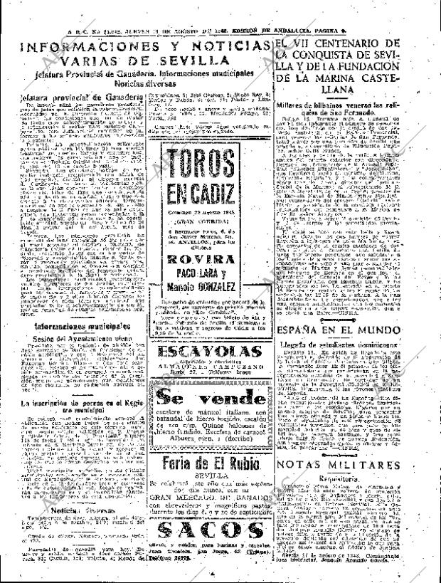 ABC SEVILLA 19-08-1948 página 9