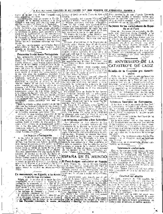 ABC SEVILLA 20-08-1948 página 4