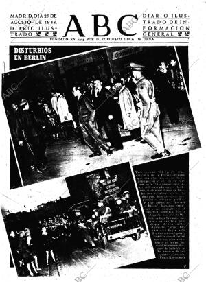 ABC MADRID 25-08-1948 página 1