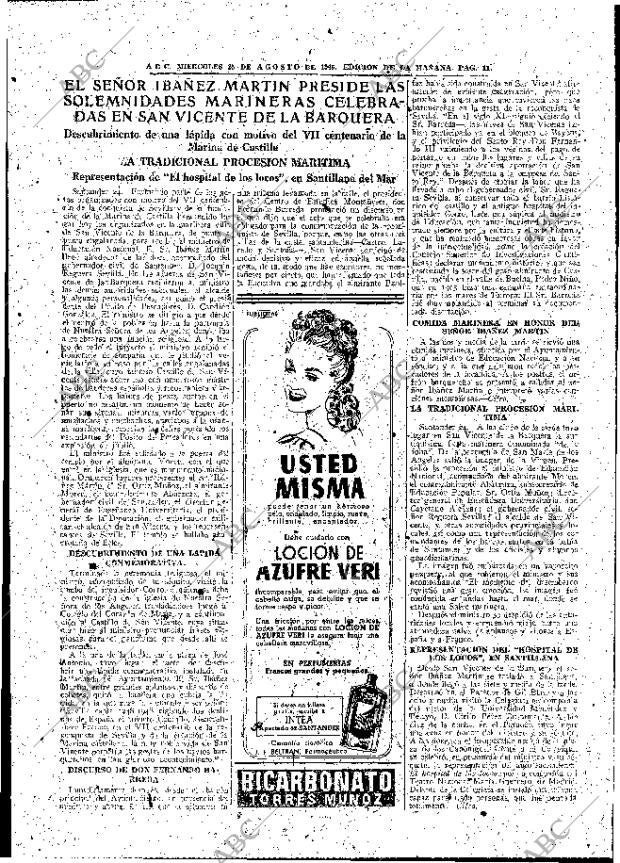 ABC MADRID 25-08-1948 página 11