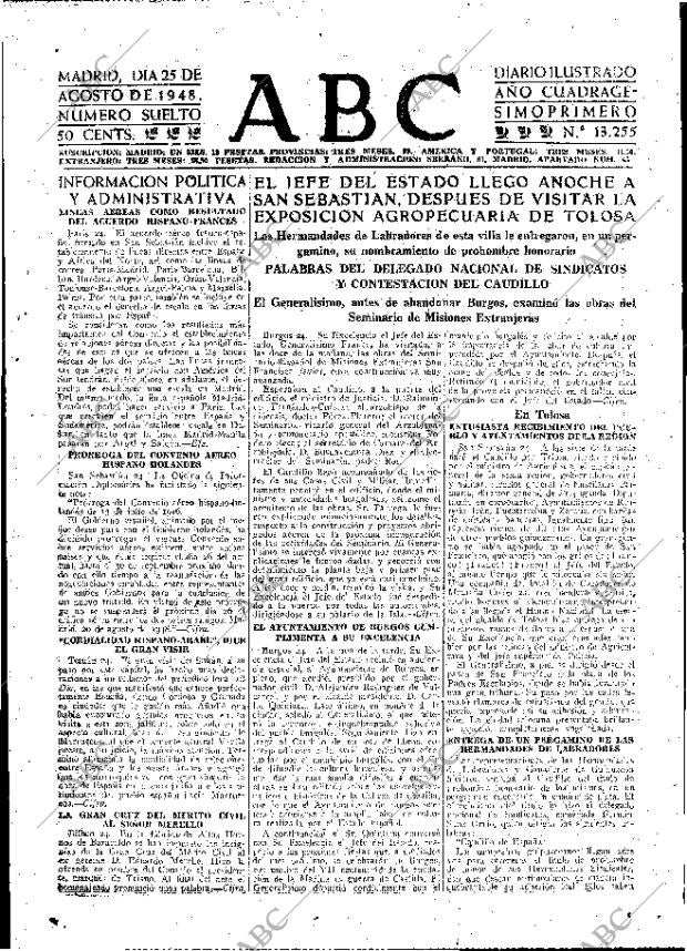 ABC MADRID 25-08-1948 página 7