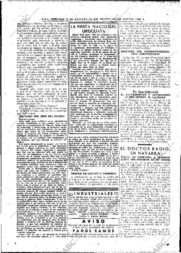ABC MADRID 25-08-1948 página 8