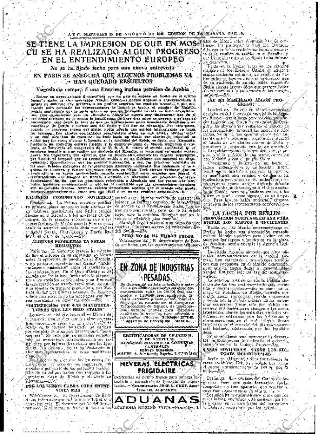 ABC MADRID 25-08-1948 página 9