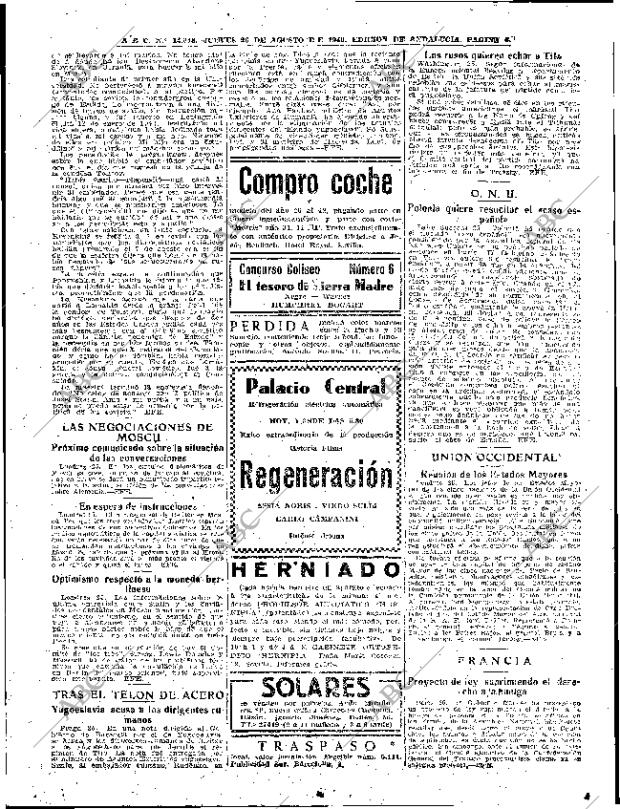 ABC SEVILLA 26-08-1948 página 6