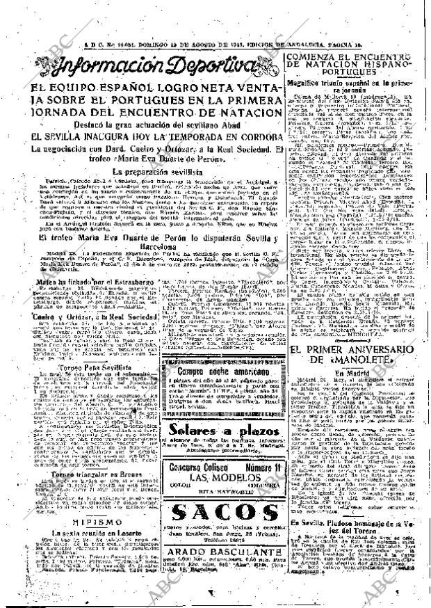 ABC SEVILLA 29-08-1948 página 15