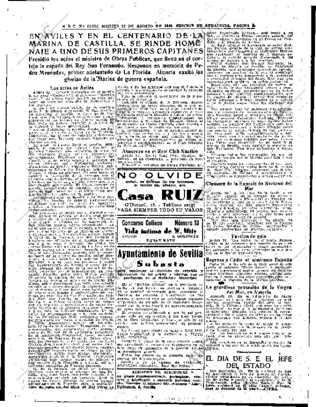 ABC SEVILLA 31-08-1948 página 5