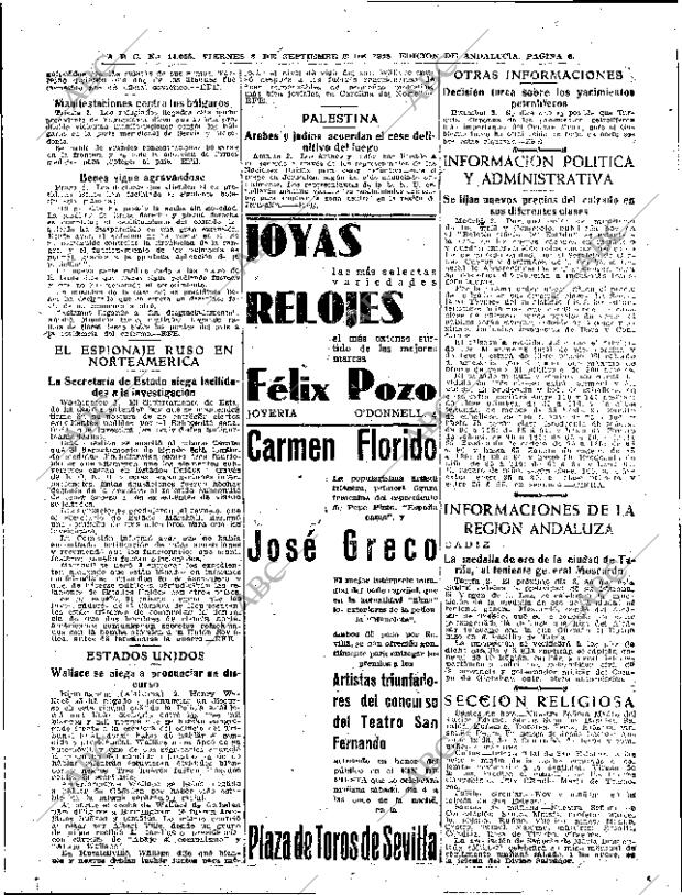 ABC SEVILLA 03-09-1948 página 6