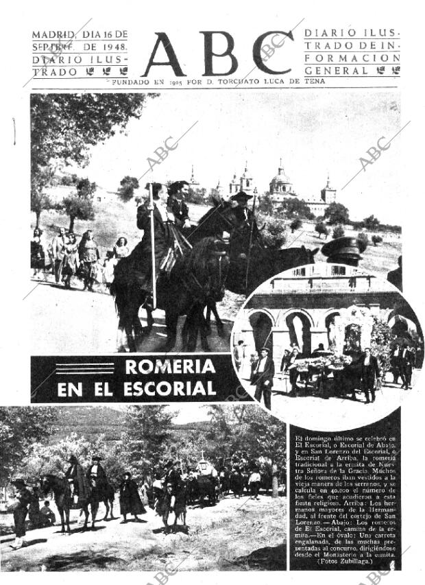 ABC MADRID 16-09-1948 página 1