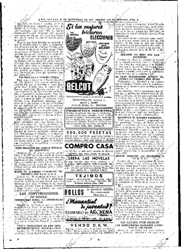 ABC MADRID 16-09-1948 página 8