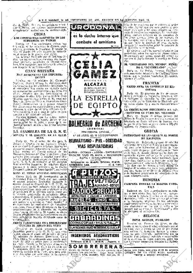 ABC MADRID 18-09-1948 página 12