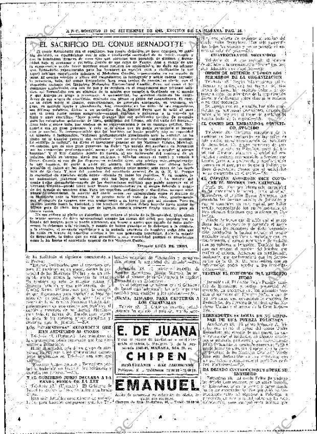 ABC MADRID 19-09-1948 página 16
