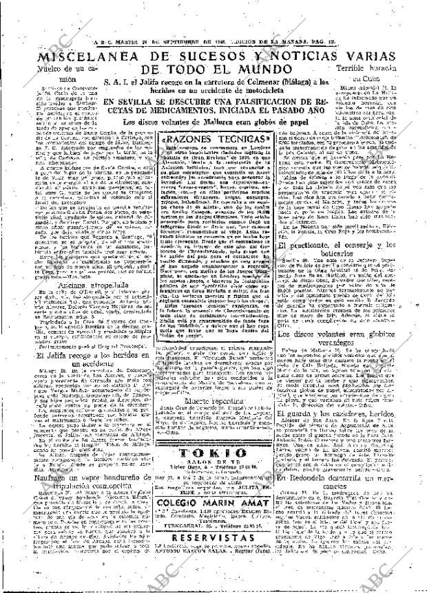 ABC MADRID 21-09-1948 página 13