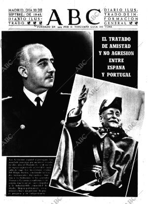 ABC MADRID 22-09-1948 página 1