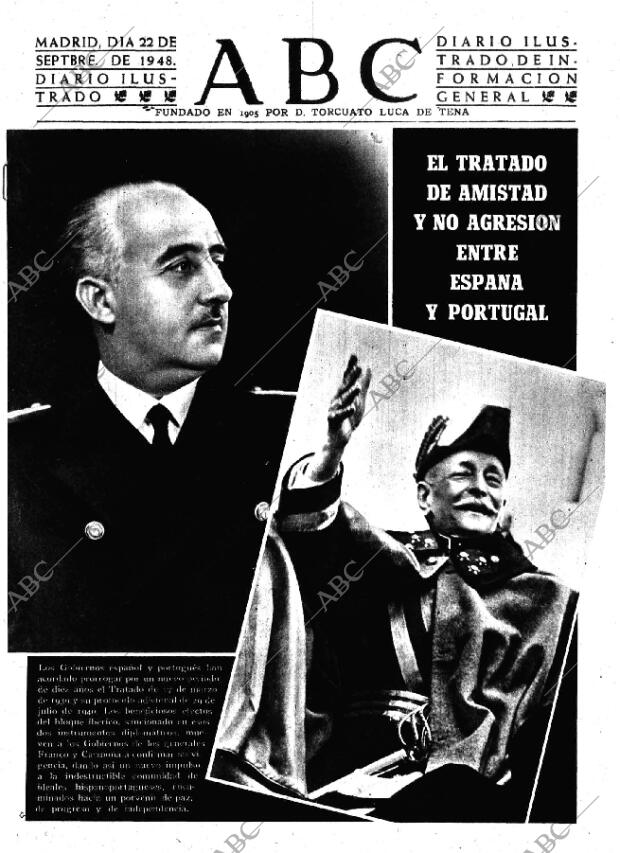 ABC MADRID 22-09-1948 página 1