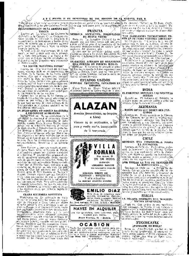 ABC MADRID 23-09-1948 página 9