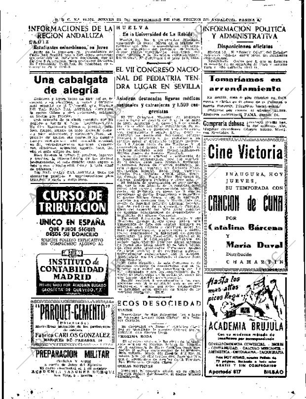 ABC SEVILLA 23-09-1948 página 4