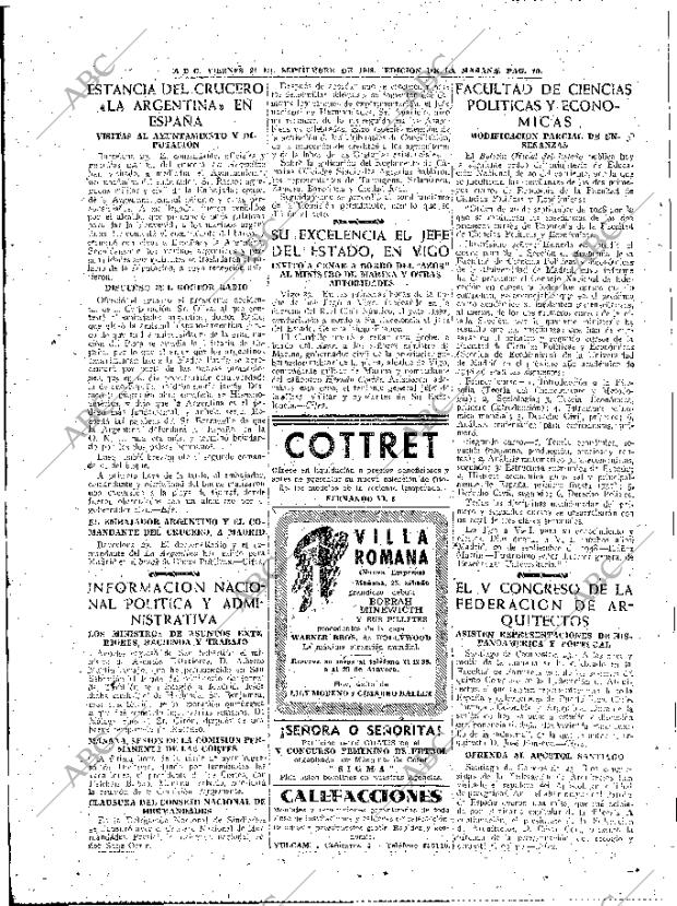 ABC MADRID 24-09-1948 página 10