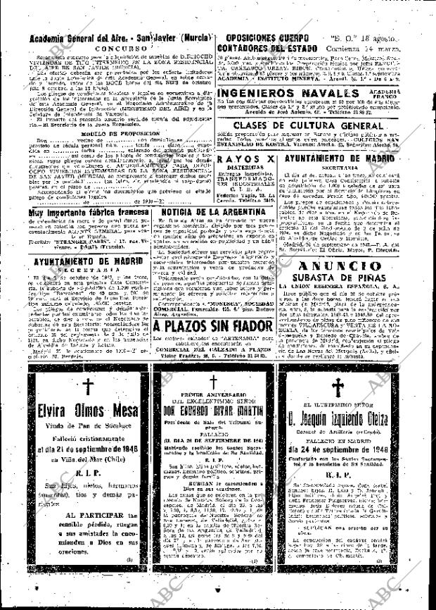 ABC MADRID 25-09-1948 página 18