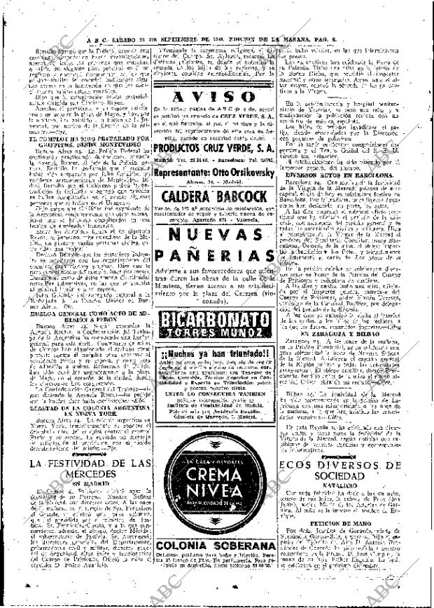 ABC MADRID 25-09-1948 página 8