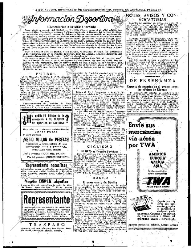 ABC SEVILLA 29-09-1948 página 11