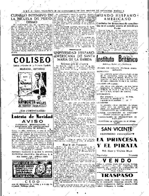 ABC SEVILLA 29-09-1948 página 6