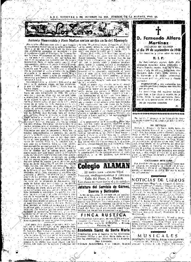 ABC MADRID 01-10-1948 página 18