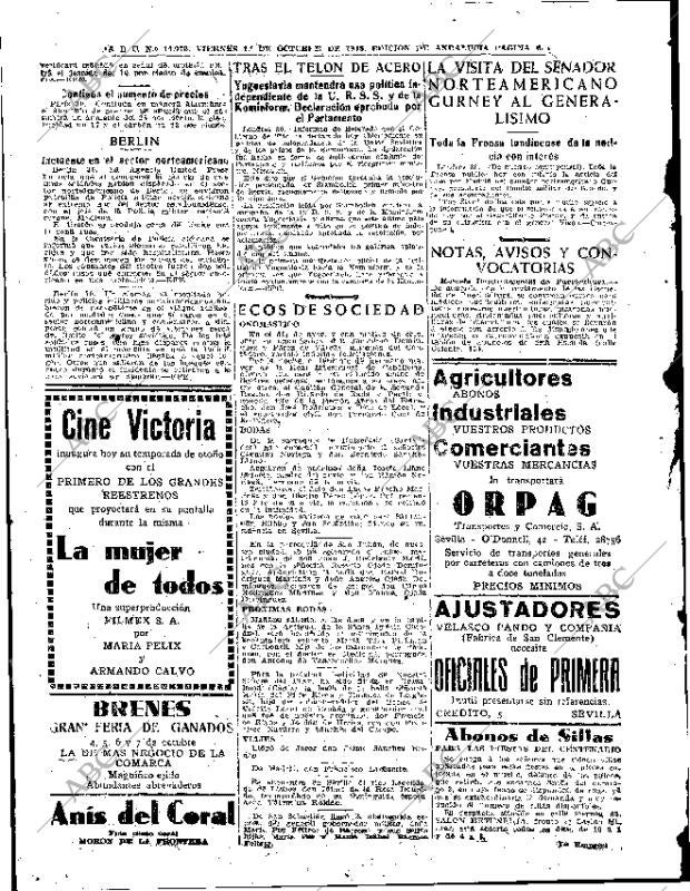 ABC SEVILLA 01-10-1948 página 6